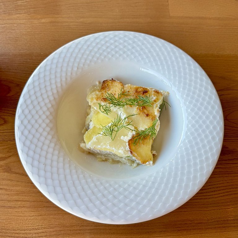 Б Рыбная запеканка